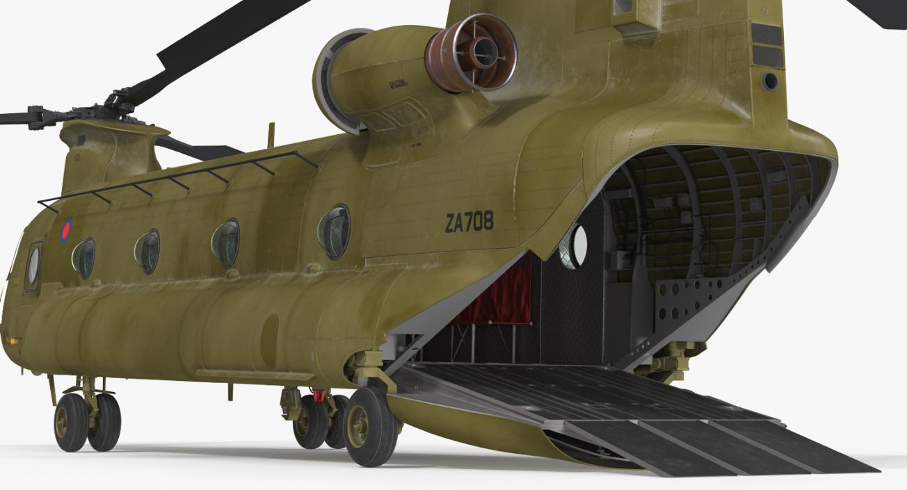 3D model Heavy Helicopter CH-47 Chinook