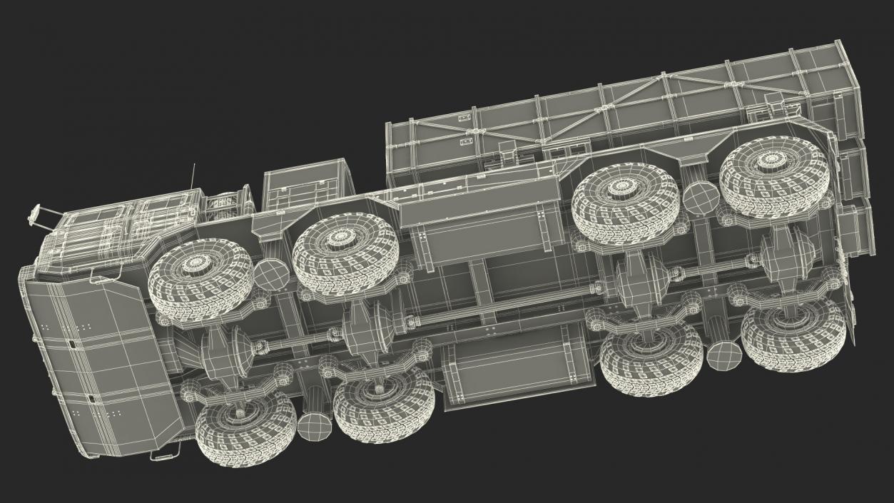 3D model Chinese MLRS WS-2D Green Camouflage