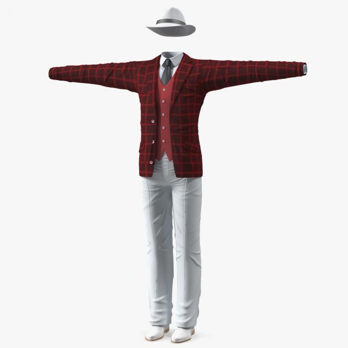 Formal Wear for Elderly Man 3D