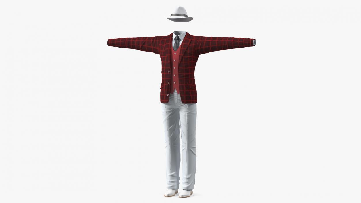 Formal Wear for Elderly Man 3D