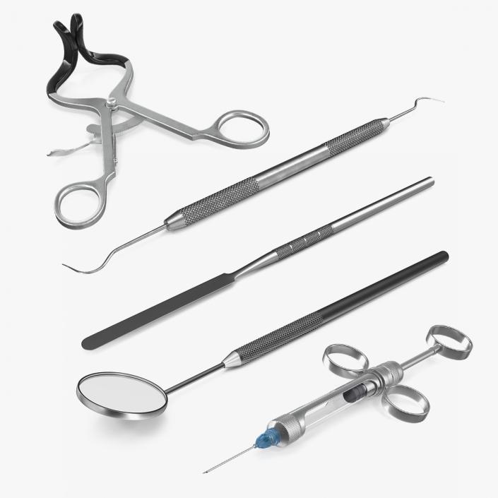 Dental Instruments Collection 3D model