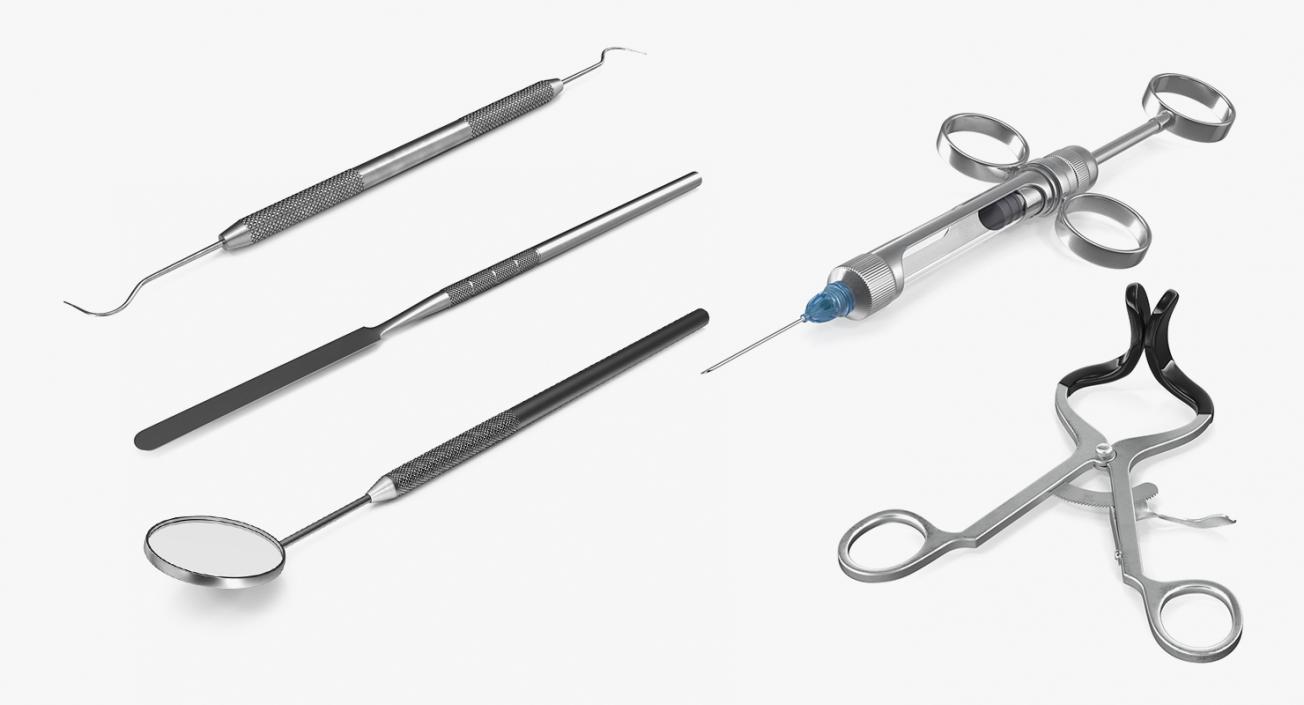 Dental Instruments Collection 3D model