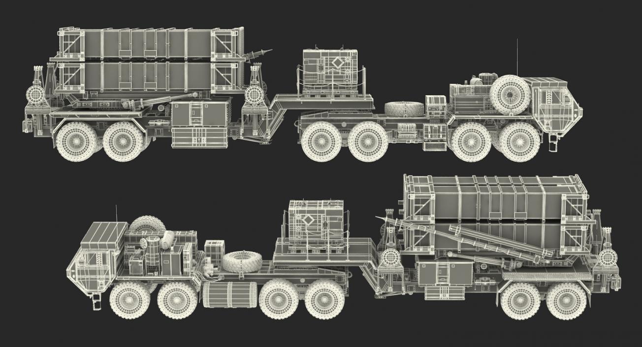 MIM 104 Patriot Surface to Air Missile SAM 3D