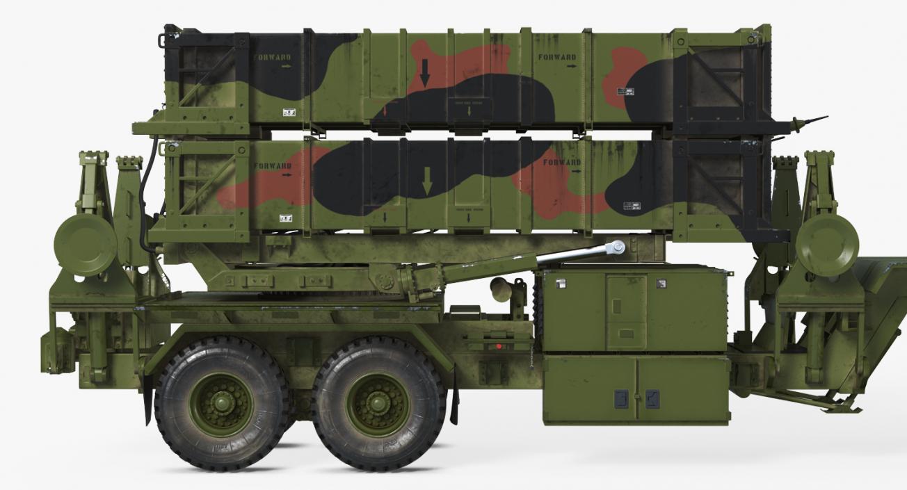 MIM 104 Patriot Surface to Air Missile SAM 3D