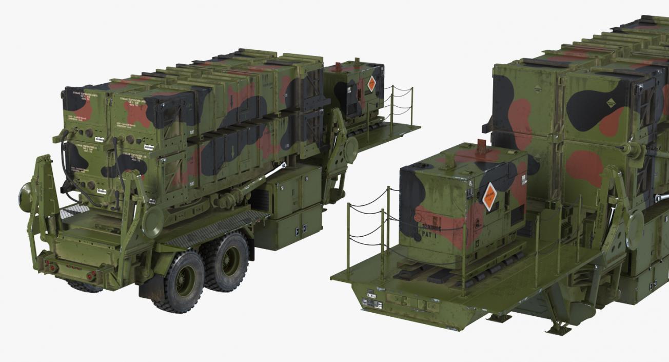 MIM 104 Patriot Surface to Air Missile SAM 3D