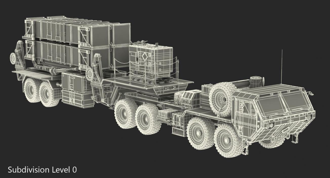 MIM 104 Patriot Surface to Air Missile SAM 3D