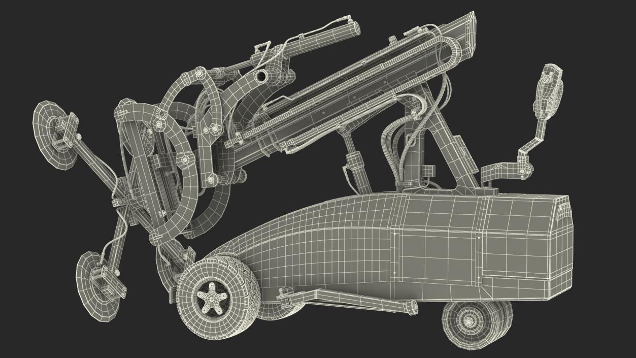 3D model Telescopic Vacuum Glass Lifter