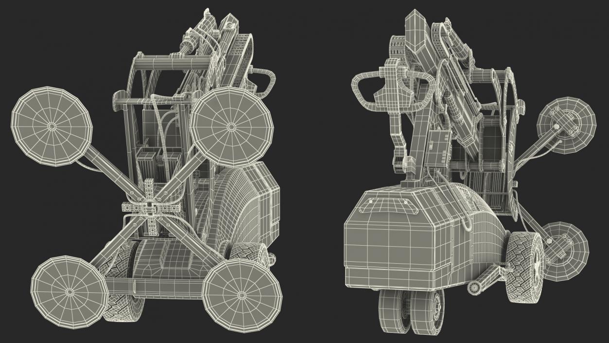 3D model Telescopic Vacuum Glass Lifter