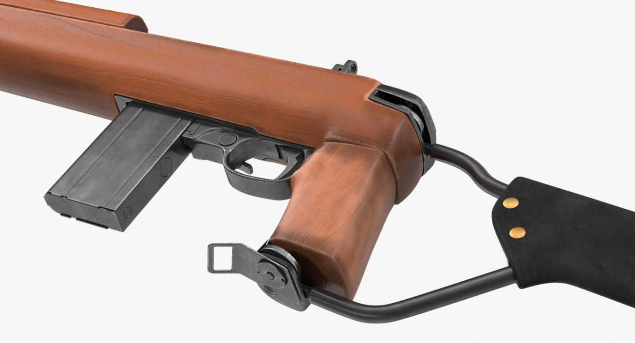 3D Carbine M1A1 Folding Stock