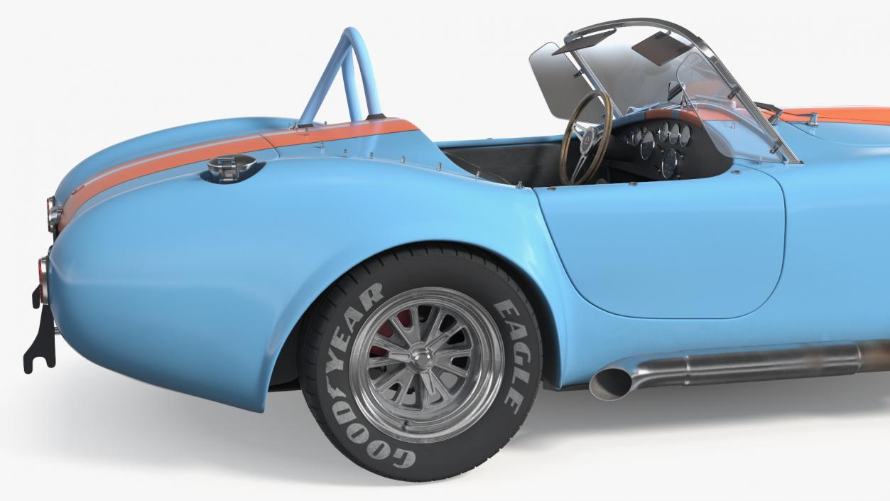 Shelby Cobra 1965 Racing 3D model