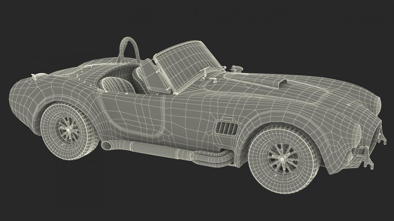 Shelby Cobra 1965 Racing 3D model