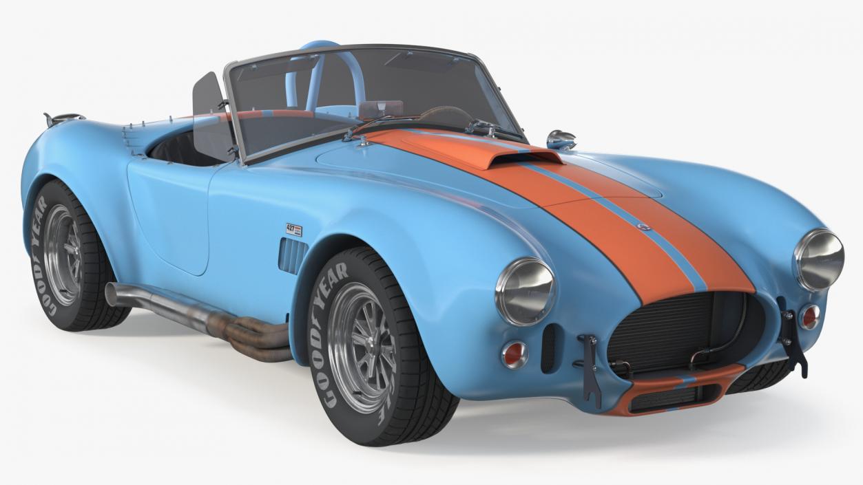 Shelby Cobra 1965 Racing 3D model