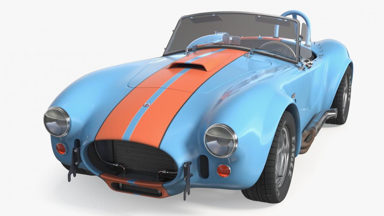 Shelby Cobra 1965 Racing 3D model