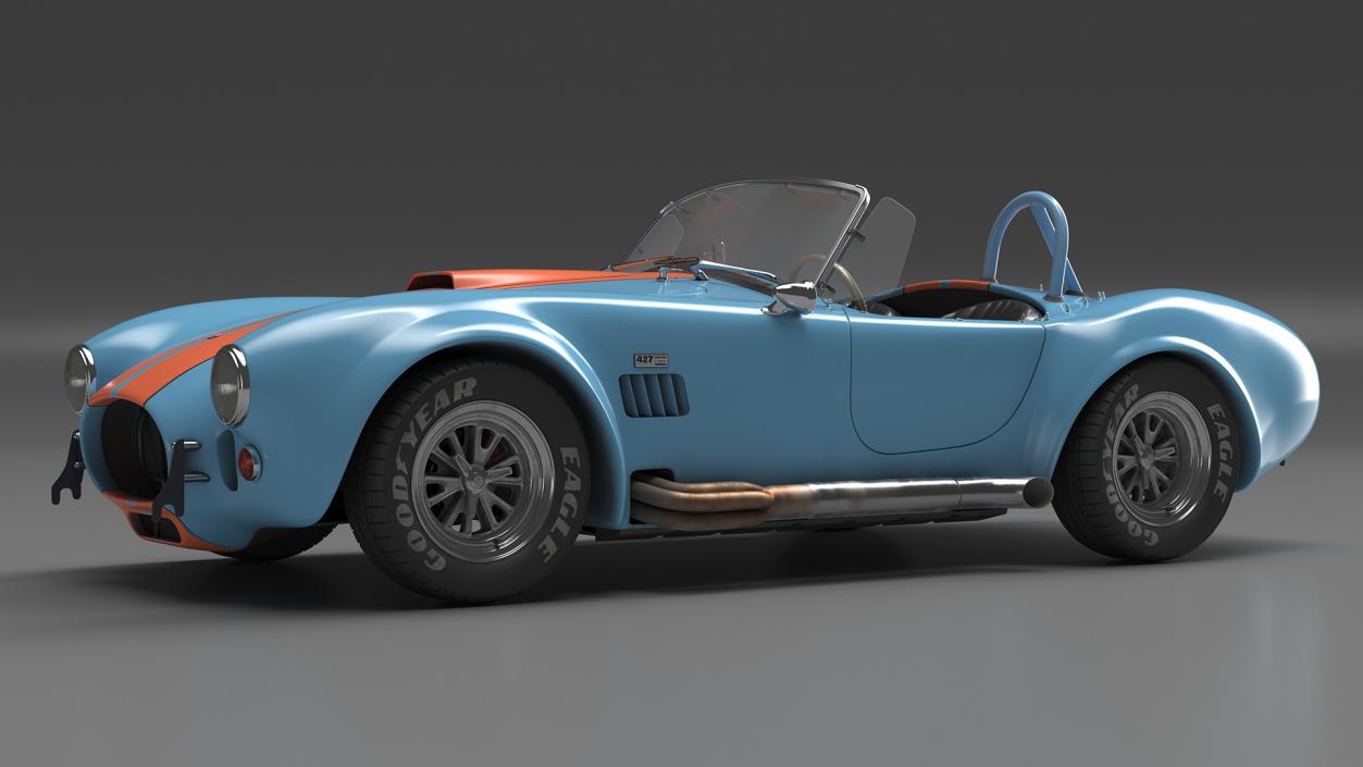 Shelby Cobra 1965 Racing 3D model