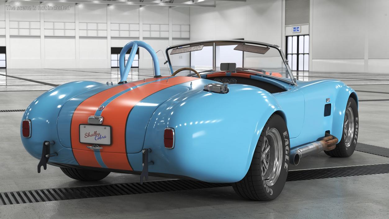 Shelby Cobra 1965 Racing 3D model