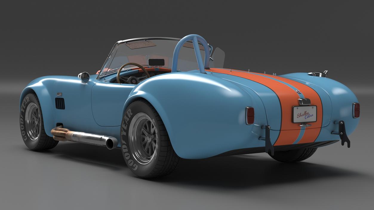 Shelby Cobra 1965 Racing 3D model