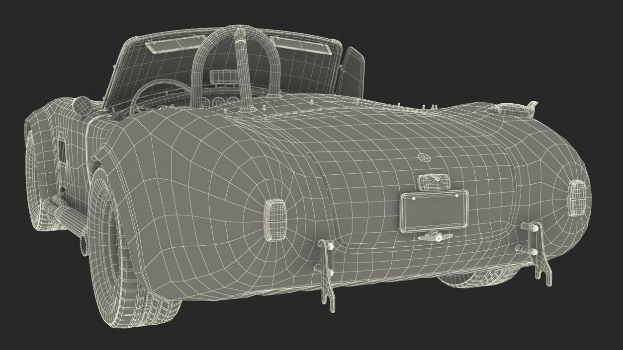 Shelby Cobra 1965 Racing 3D model