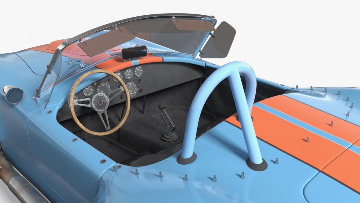 Shelby Cobra 1965 Racing 3D model