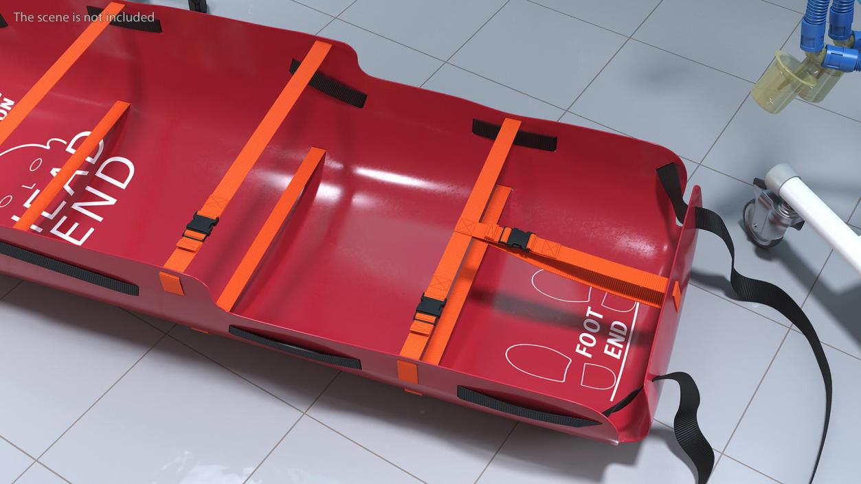 Med Sled Red 3D