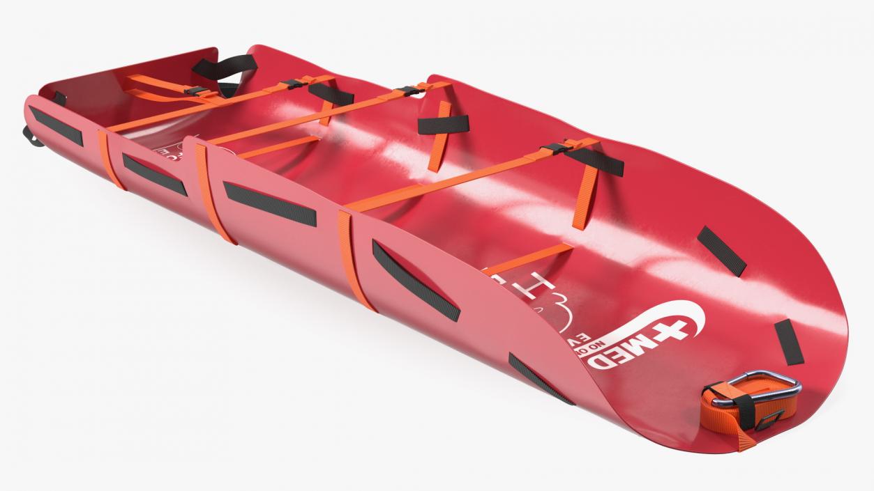 Med Sled Red 3D