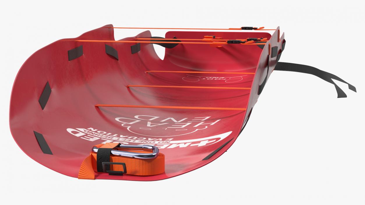 Med Sled Red 3D