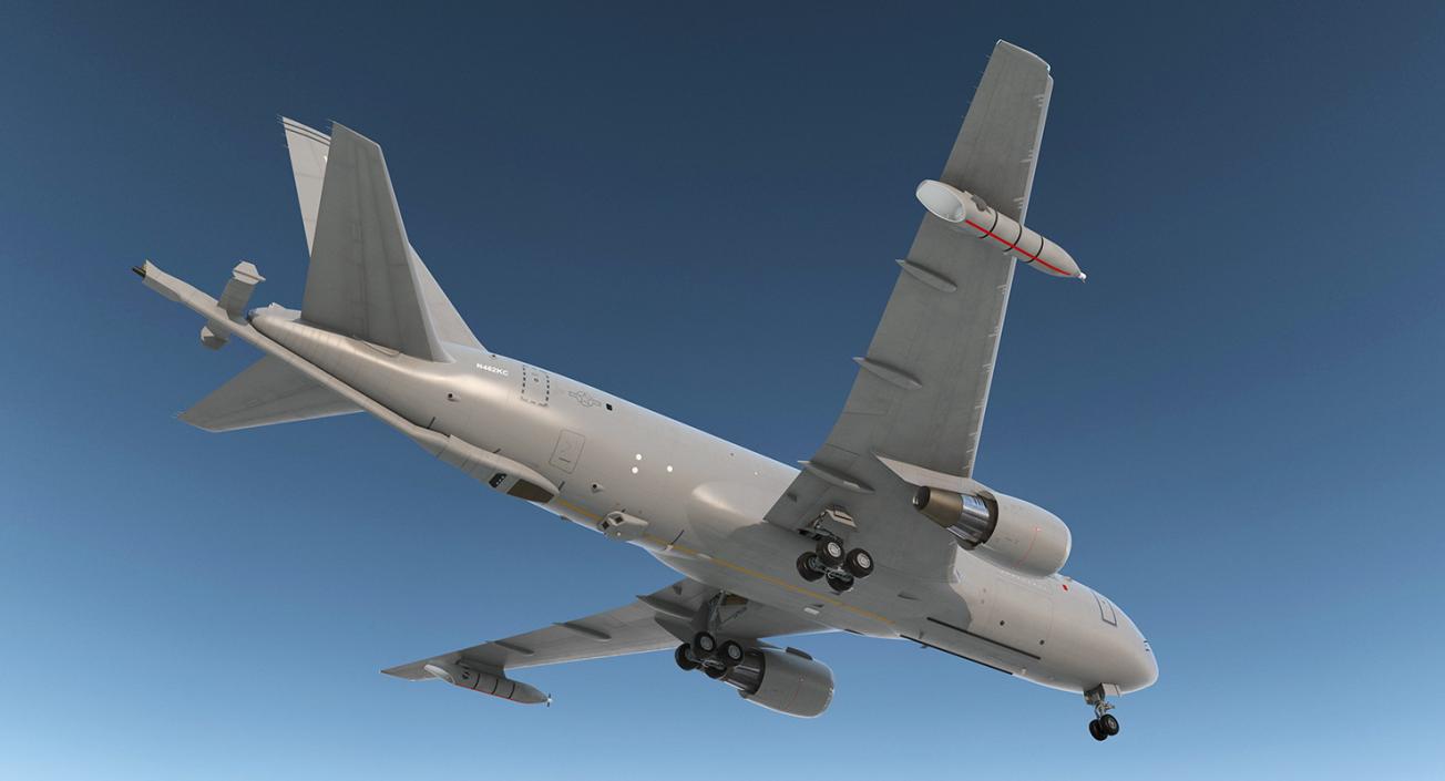 Boeing KC46 Pegasus Military Refueling Aircraft Rigged 3D model