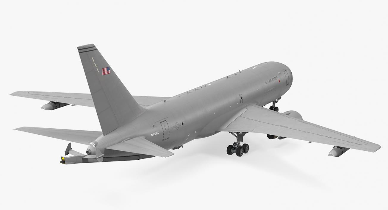 Boeing KC46 Pegasus Military Refueling Aircraft Rigged 3D model