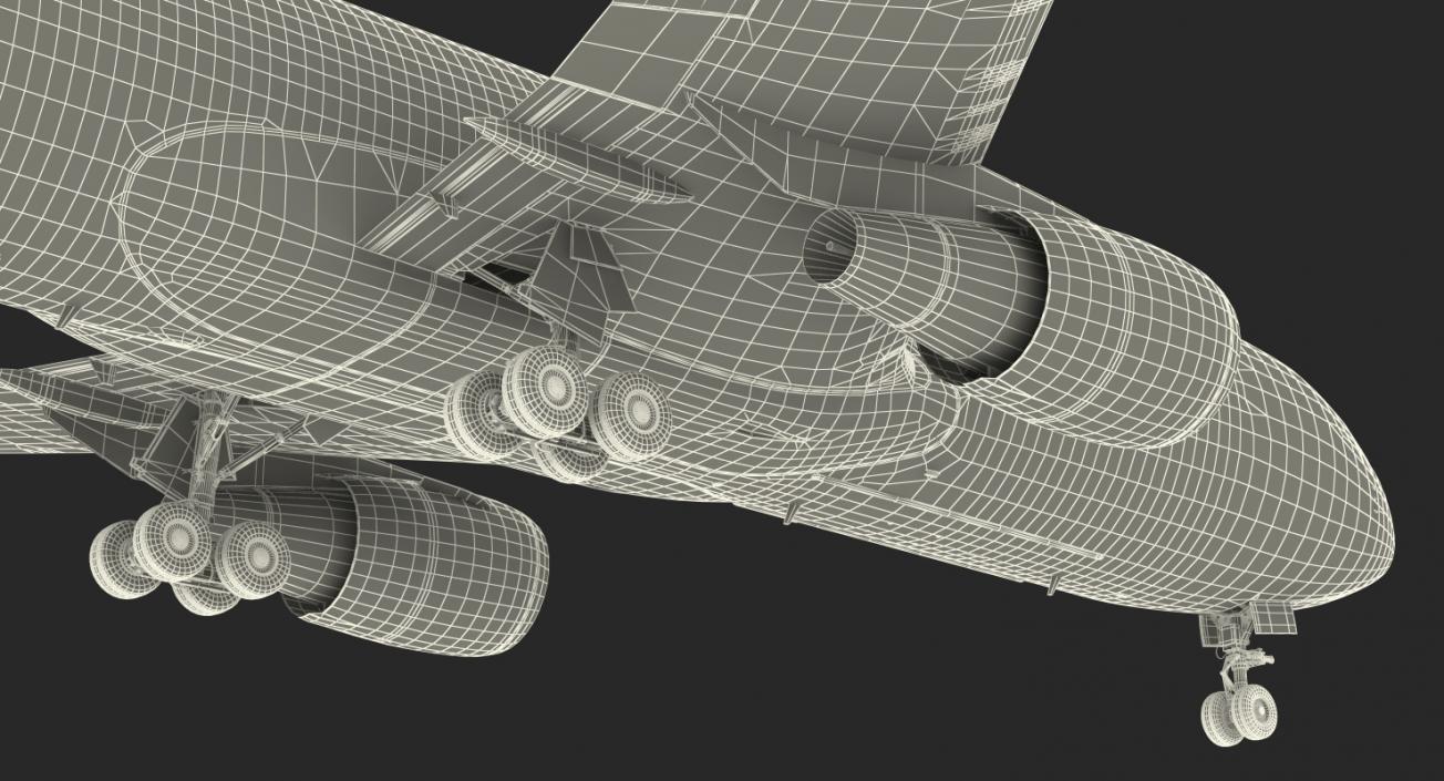 Boeing KC46 Pegasus Military Refueling Aircraft Rigged 3D model