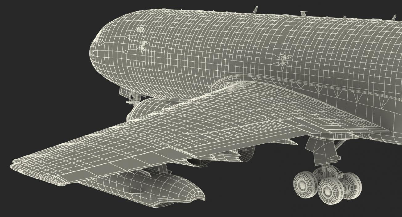 Boeing KC46 Pegasus Military Refueling Aircraft Rigged 3D model