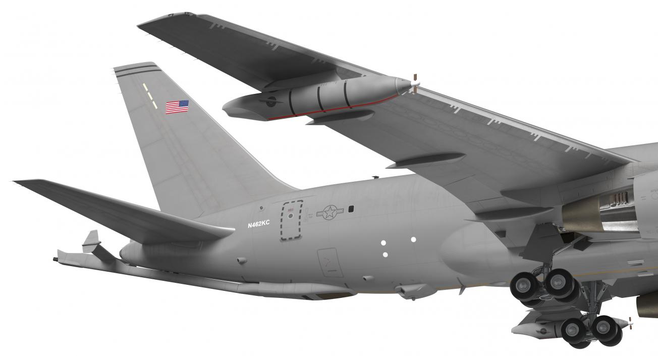 Boeing KC46 Pegasus Military Refueling Aircraft Rigged 3D model