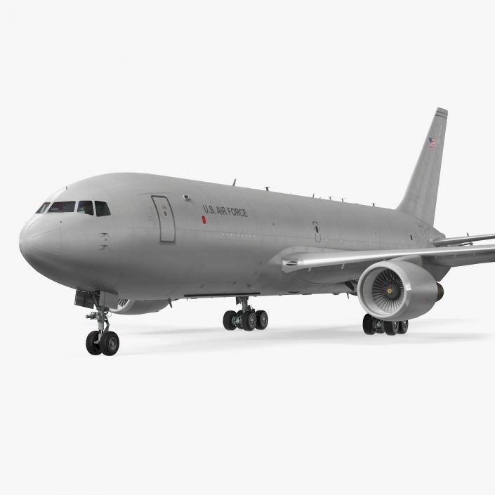 Boeing KC46 Pegasus Military Refueling Aircraft Rigged 3D model