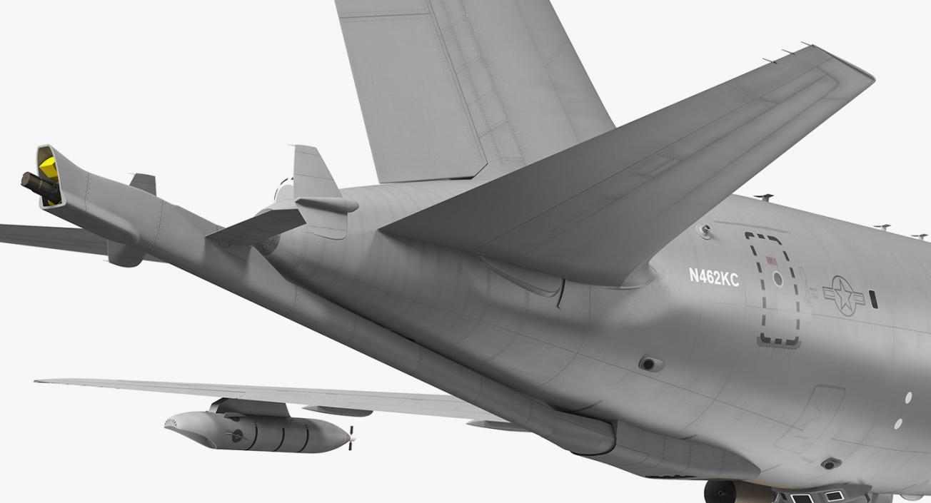 Boeing KC46 Pegasus Military Refueling Aircraft Rigged 3D model