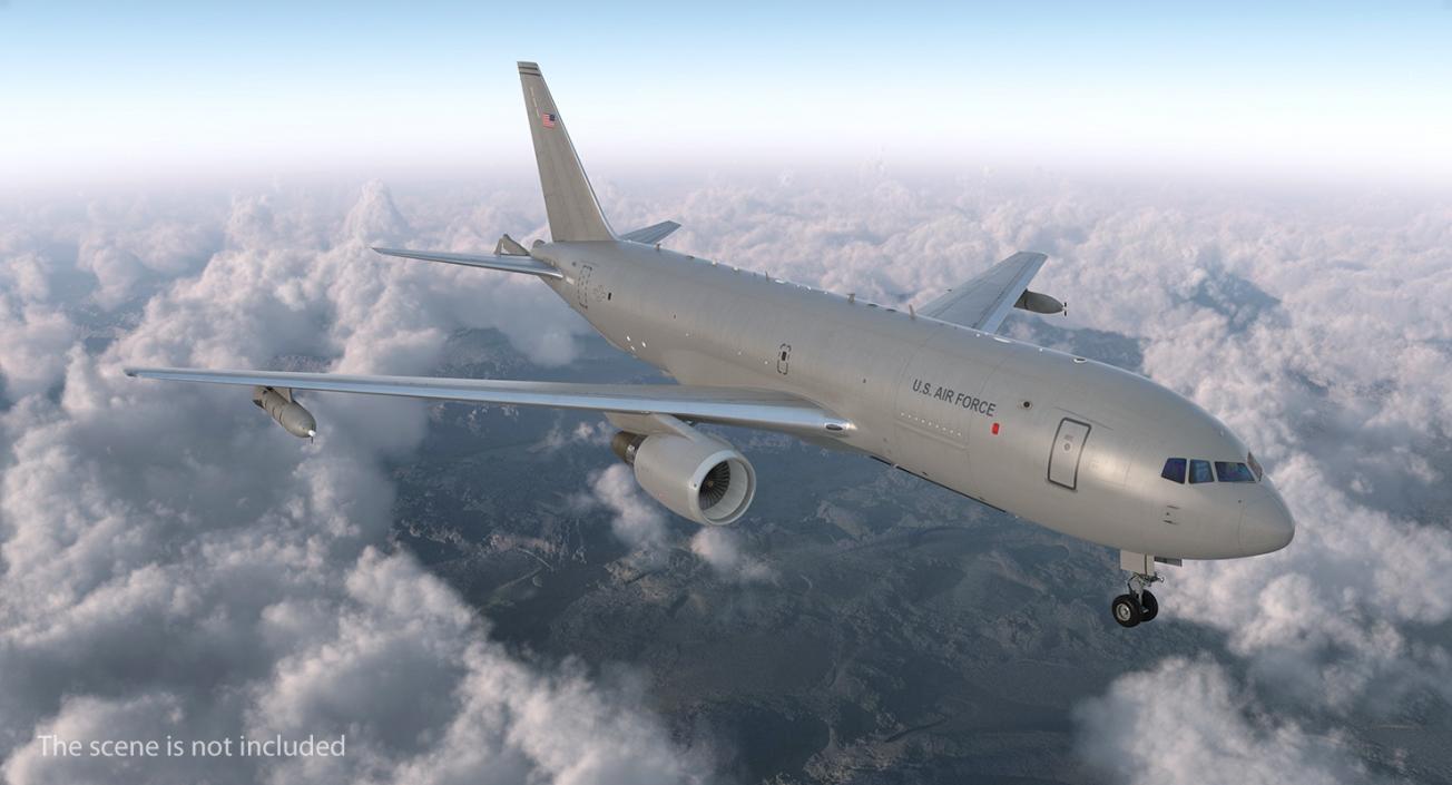 Boeing KC46 Pegasus Military Refueling Aircraft Rigged 3D model