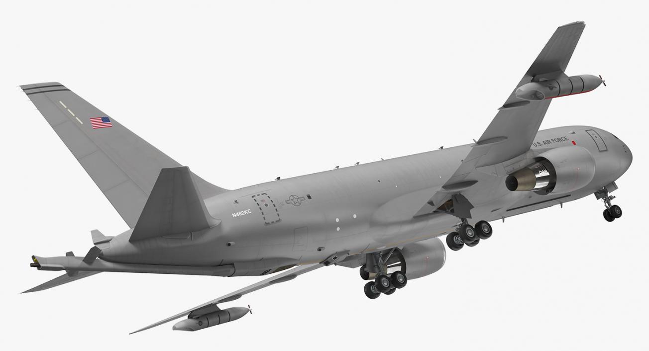 Boeing KC46 Pegasus Military Refueling Aircraft Rigged 3D model