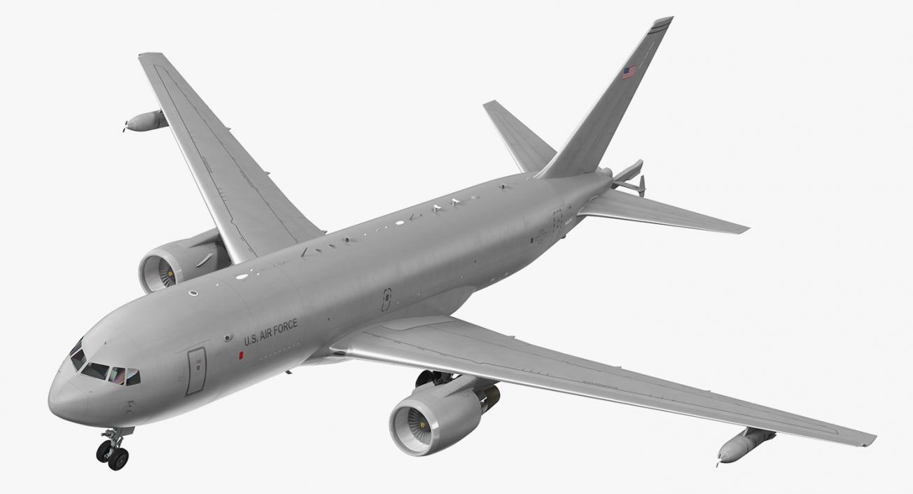 Boeing KC46 Pegasus Military Refueling Aircraft Rigged 3D model