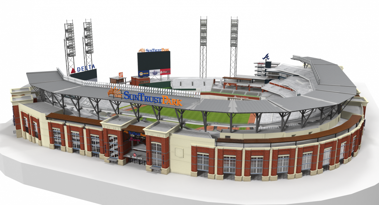 3D Baseball Stadium