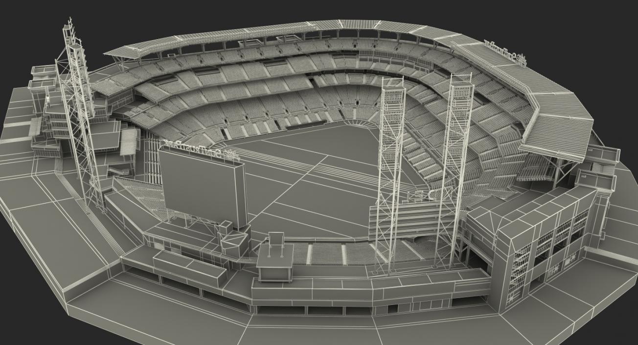 3D Baseball Stadium