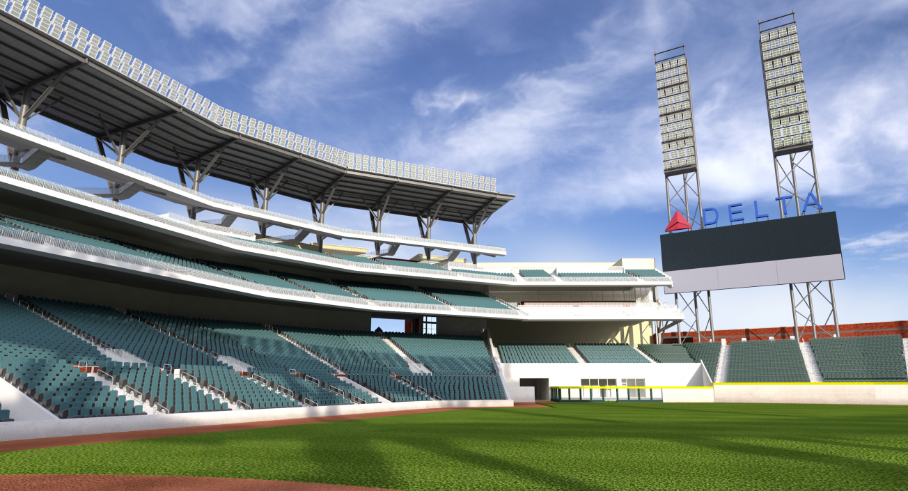 3D Baseball Stadium