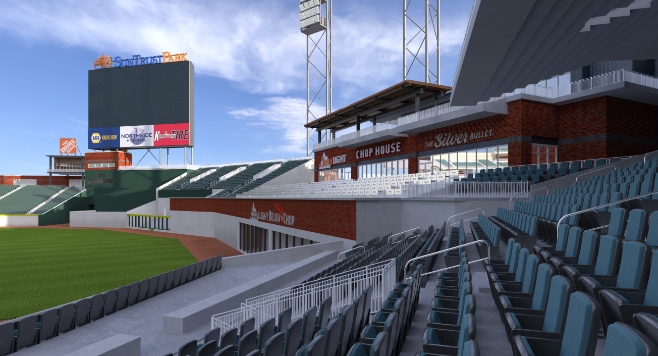 3D Baseball Stadium