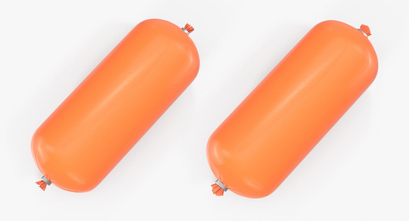 Cooked Milk Sausage 3D model