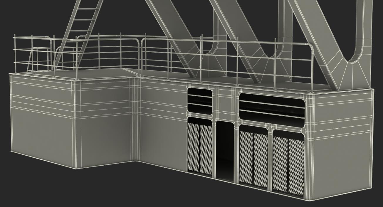 3D Lifeboat Launching Mechanism model