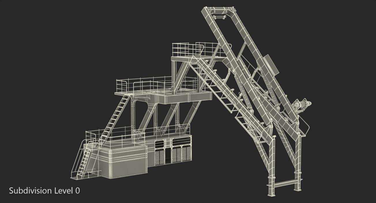 3D Lifeboat Launching Mechanism model