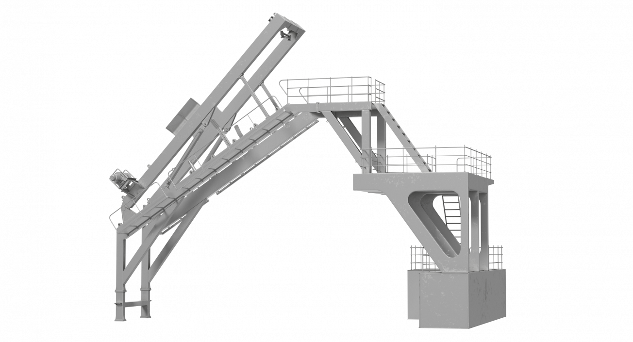 3D Lifeboat Launching Mechanism model