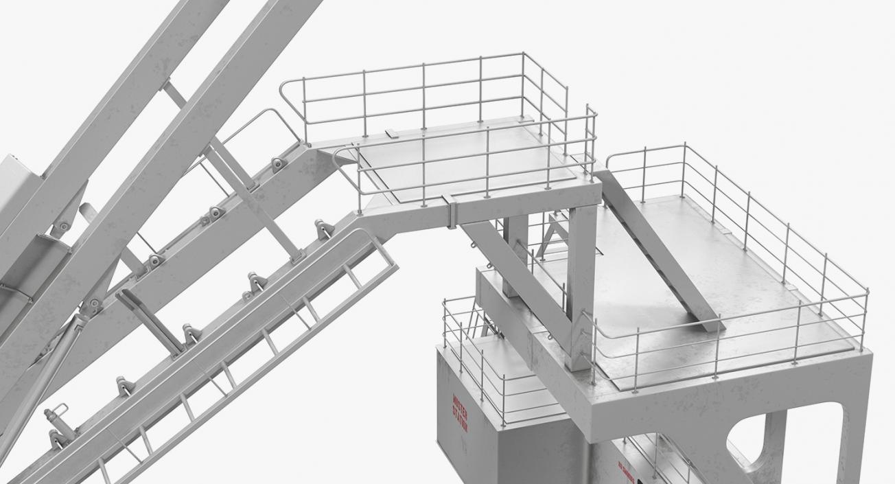 3D Lifeboat Launching Mechanism model