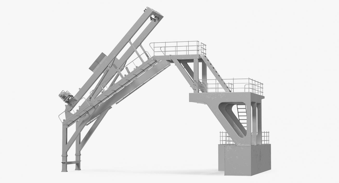 3D Lifeboat Launching Mechanism model