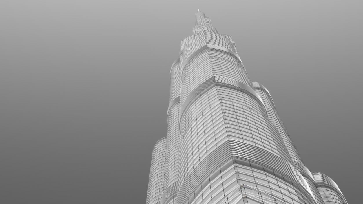 3D Burj Khalifa Worlds Tallest Building