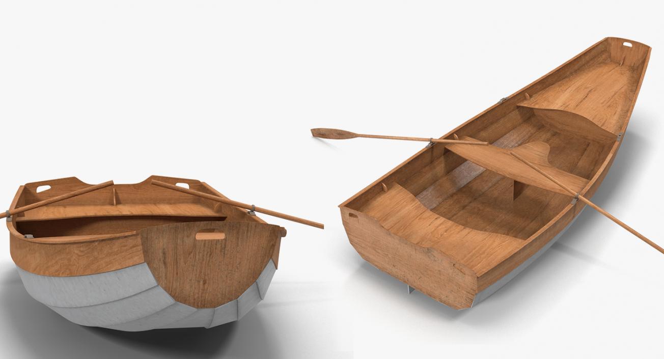 3D model Rowing Boats Collection 3