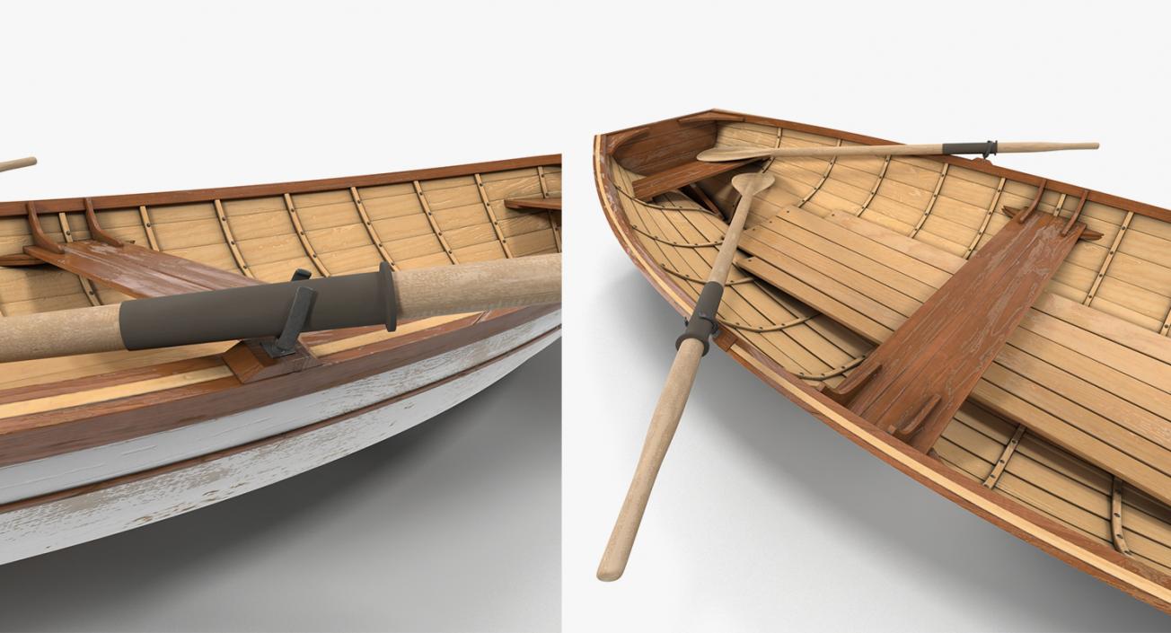 3D model Rowing Boats Collection 3