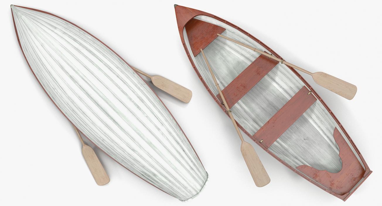 3D model Rowing Boats Collection 3