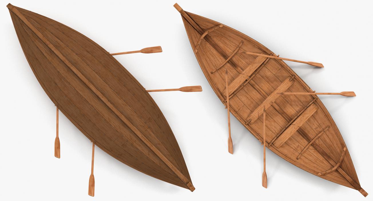 3D model Rowing Boats Collection 3